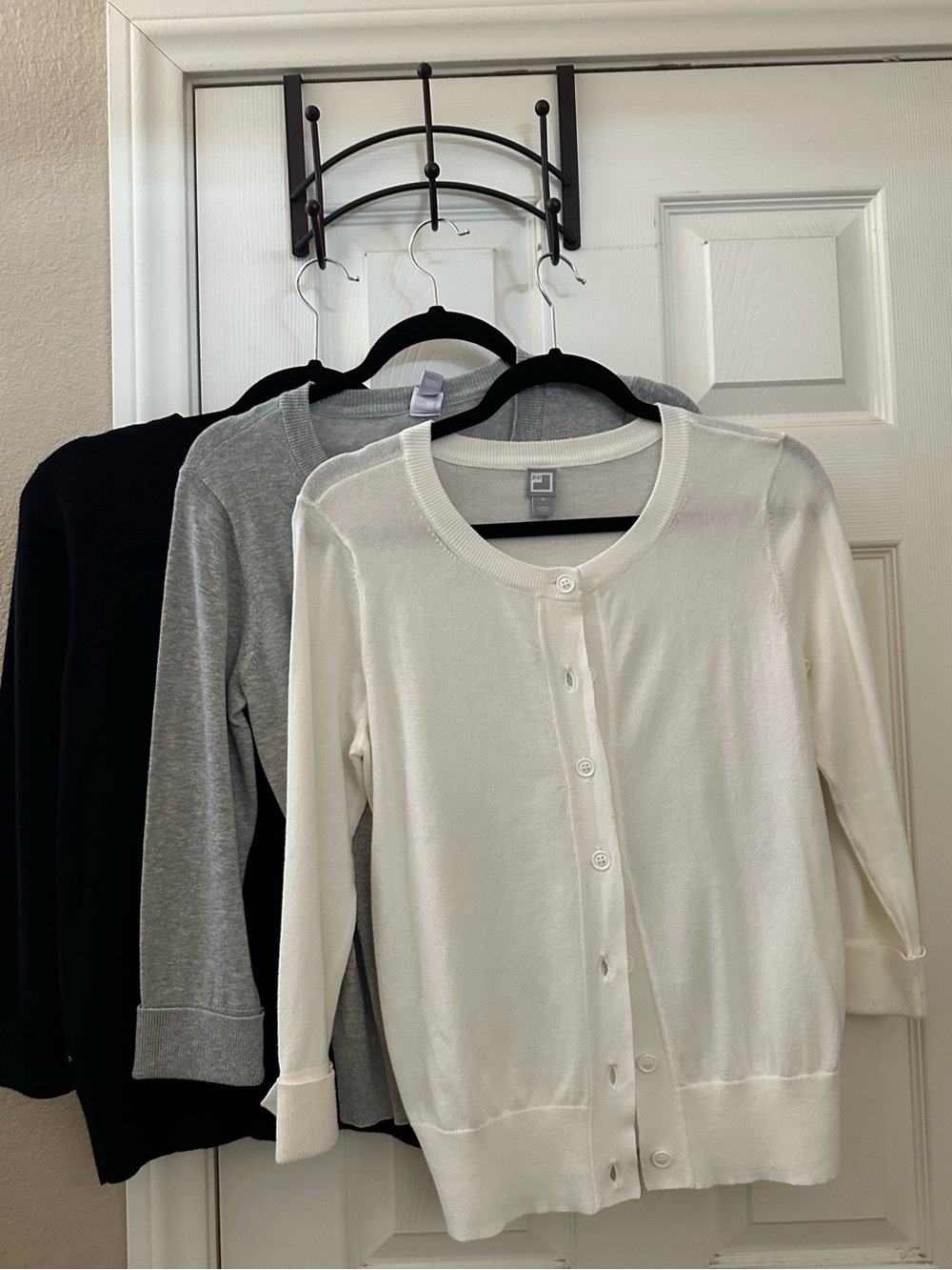 Set of 3 JCP Classic Button-Up Cardigans